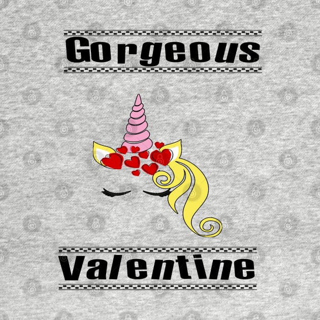 Gorgeous Unicorn Valentines Day Gift by familycuteycom